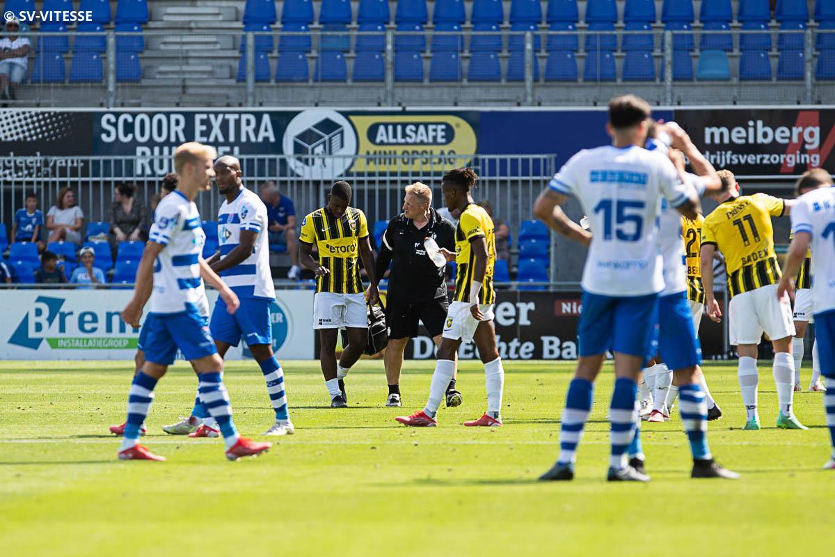 PEC Zwolle neemt maatregelen na bier gooien tegen Vitesse Supportersvereniging Vitesse