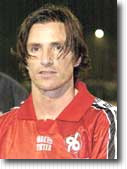 Marc van Hintum in het shirt van Hannover 96 